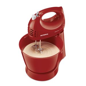 Conjunto Especial KT-201-R Mondial Batedeira Liquidificador Esmpremedor Vermelho 220V
