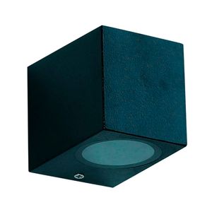 Arandela de Sobrepor Quadrada em LED 1C Preta - Fortec