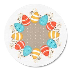Capa Belchior P/ Sousplat Pascoa 2Pcs 205 35Cm X 35Cm