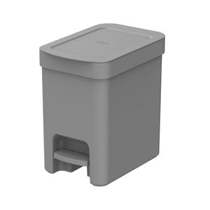 Lixeira De Pedal Trium 6L Chumbo Fechado