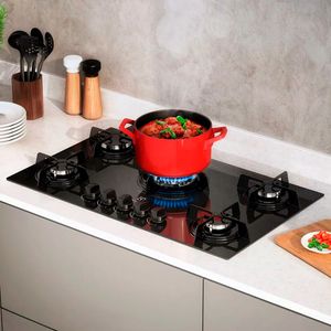 Cooktop Electrolux 5 Bocas KE5TP Bivolt Preto