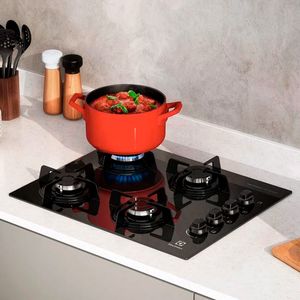 Cooktop Electrolux 4 Bocas KE4GP Bivolt Preto