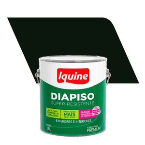 Tinta Acrílica para Piso Fosco Premium Diapiso Preto 3,6L - Iquine