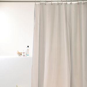 Cortina Uzoo para Box Diversos Lisa Branca 198X180 Cm Pvc