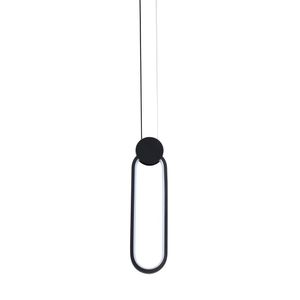Pendente LED DB003BK-40K Luz Neutro 4000K Preto Bivolt - Fortec