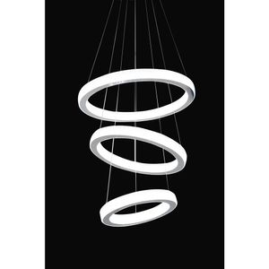 Pendente Led Db014Ch Triplo 3 Em 1  Iluminação Ajustável E Design Sofisticado Para Ambientes Modernos E Elegantes Fortec