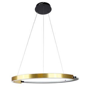 Pendente LED Circular DB024BZ-CCT 3 em 1 Dourado Bivolt - Fortec