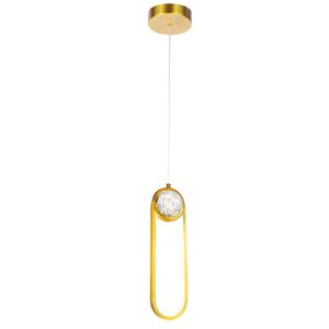 Pendente LED DB023BZ-40K Luz Neutra 4000K Dourado Bivolt - Fortec