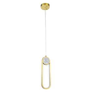 Pendente LED DB023BZ-40K Luz Neutra 4000K Dourado Bivolt - Fortec