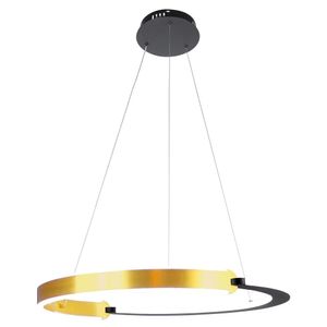 Pendente LED Circular DB024BZ-CCT 3 em 1 Dourado Bivolt - Fortec