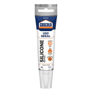 Silicone 50g Uso Geral Incolor Interno e Externo Linha Ouro - Cascola