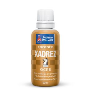Corante Liquido Xadrez Base de Água Ocre 50ml - Sherwin-Williams