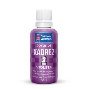 Corante Liquido Xadrez Base de Água Violeta 50ml - Sherwin-Williams