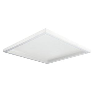 Plafon LED Alumínio 430MM Square 15W Luz Branca 6500K Branco Fosco Bivolt - Blumenau