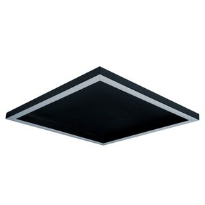 Plafon LED Alumínio 430MM Square 15W Luz Branca 6500K Preto Fosco Bivolt - Blumenau