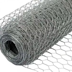 Tela Hexagonal Pinteiro Vonder galvanizada 1/2" x 22 x 1,50mt x 50mt