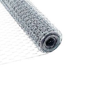 Tela Hexagonal Pinteiro Vonder galvanizada 1/2" x 22 x 1,00mt x 50mt