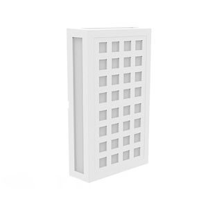 Arand Led Cobogo Quadradodros Bf Am3000K 12W Bivolt Avant