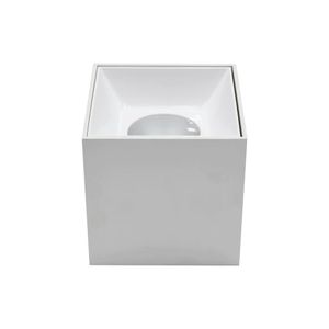 Spot LED de Sobrepor Quadrado Haut Bf 12W Luz Amarela 2700K Branco Bivolt - 889040375 - Avant