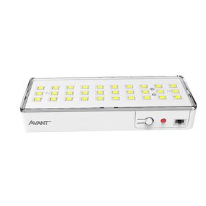 Luminária de Emergência Barra 1W Luz Branca 6000K Bivolt - 354241375 - Avant