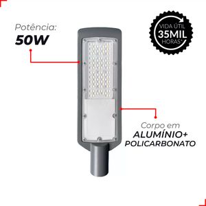 Luminária Led Detroit 50W Luz Branca 6500K Bivolt - 355001374 - Avant