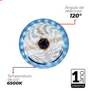 Fita Led Externa 15W 5M Connect Luz Branca 6500K 220V - 148017133 - Avant