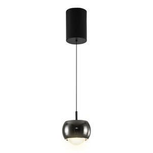 Pendente Nina 7w Preto Com Led Integrado 3000k Orluce