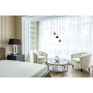 Pendente Nina 7w Preto Com Led Integrado 3000k Orluce