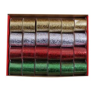 Fitas Decorativas Natalinas Coloridas Brilhosas 10Mx6Cm Miro
