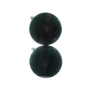 Conjunto de Bolas de Natal Verdes 10 cm 2 Peças Miro