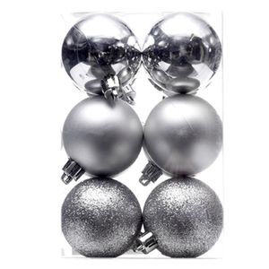 Jogo de Bolas de Natal Magentas 5 cm 12 Peças Miro