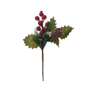 Ramo Artificial Com Frutas Vermelhas 22Cm Miro