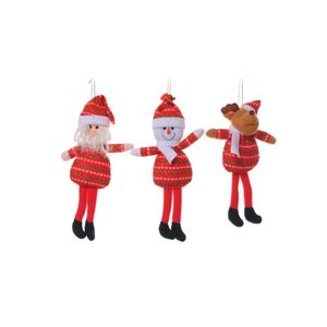 Enfeite Boneco Ornamental para Árvore de Natal Vermelho 25CM Sortido - Miro