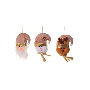 Enfeite Boneco Ornamental para Árvore de Natal Dourado 15CM Sortido - Miro