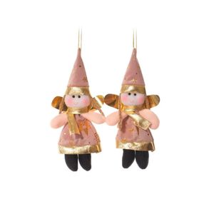 Enfeite Boneco Ornamental para Árvore de Natal Anjo Dourado 18CM Unidade - Miro