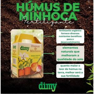Fertilizante Húmus De Minhoca 1kg Dimy
