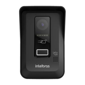 Video Porteiro com Wi-Fi Display Touch 7 Pol e Acesso com Cartão RFID Preto Bivolt - Allo wT7 - Intelbras