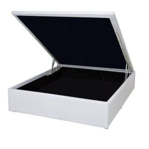 Box baú casal 138x188x39 physical branco corino ortobom