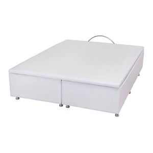 box baú queen 158x198x39 physical branco corino ortobom