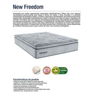 Colchão Queen New Freedom Ortobom 158x198x32 Ortobom