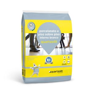Argamassa Quartzolit Porcelanato E Piso Sobre Piso Interno Branco 20Kg