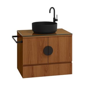 Gabinete Mauí Com Cuba 60cm Freijó Astral Design