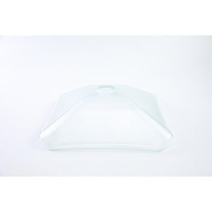 Cuba De Vidro Retangular 34cm Incolor Prismatic