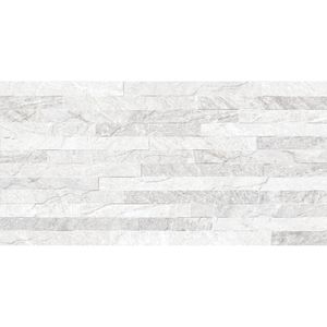 Revestimento Pedra Retificado Acetinado Cagliari Grigio Plus Tipo A 37X74CM - 13806 - Fioranno