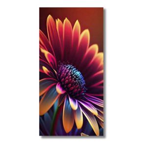 Quadro 60X120 Girassol Canvas 4475 Brisa Artes