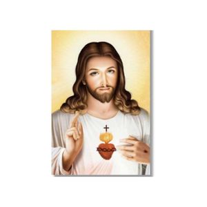 Quadro 60X90 Jesus Canvas 5012 Brisa Artes