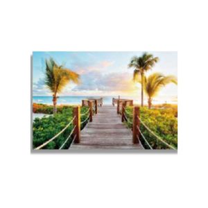 Quadro 40X60 Ponte Paisagem Canvas Psg139 Brisa Artes