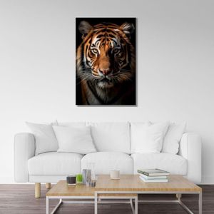 Quadro 60X90 Tigre 1394 Canvas Risa Artes