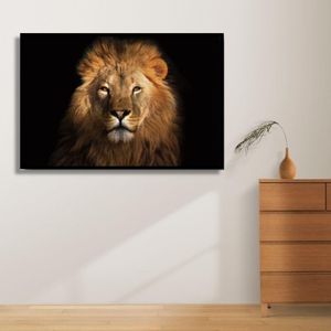 Quadro Com Acetato Leão 63x93cm 1036 Brisa Artes