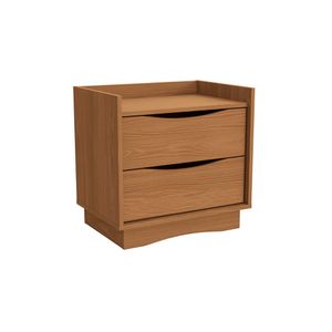 Mesa de cabeceira 2 gavetas M261 Canelado Kappesberg